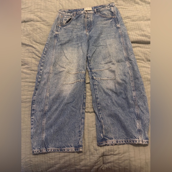 We The Free Denim - We The Free Good Luck Mid-Rise Barrel Jeans